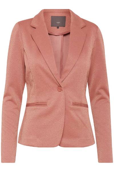 Billede af ICHI Kate Blazer Lurex Rose