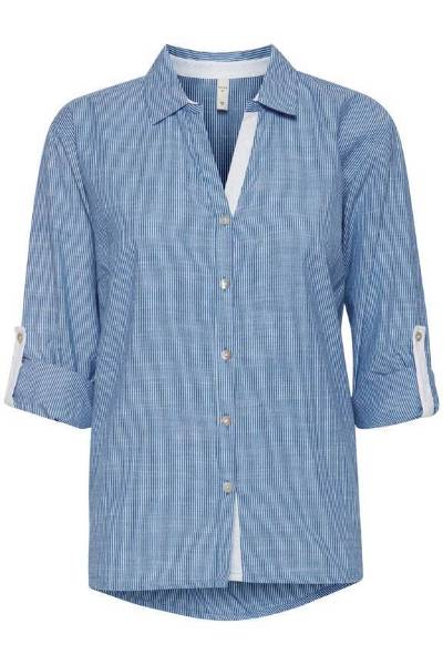 Billede af Pulz Lone Shirt Blue 50205337