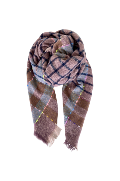 Billede af Black Colour Dizzy Scarf Rosa