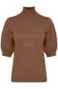 Billede af Pulz Sara Rulle strik Brun 50205904