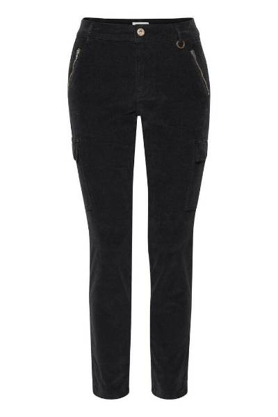 Billede af Pulz Zelva Pant Fløjl Blk 50205709