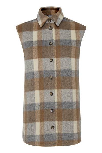 Billede af Fransa Tacheck vest Tan
