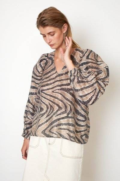 Billede af Second Female Lilly Shirt Humus