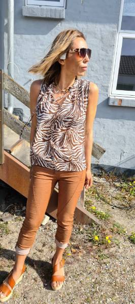 Billede af Pulz Berethe Top Brown 50206060