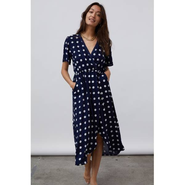 Billede af Lollys laundry Marie Dress Prik Nav