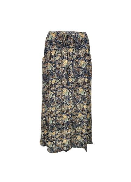 Billede af Black Colour Luna bias skirt AW21