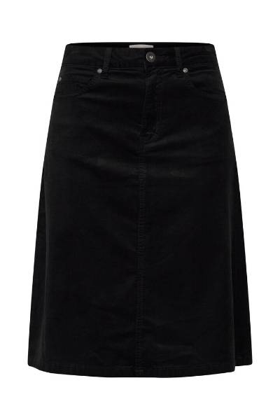 Billede af Pulz Mara Skirt Fløjl BLK 50205819
