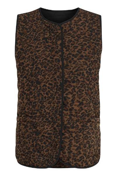 Billede af Fransa Quilt Vest Coffe