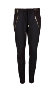 Vis detaljer for Rue de Femme Columbine Pant BLK Sil Billede af Rue de Femme Columbine Pant BLK Sil