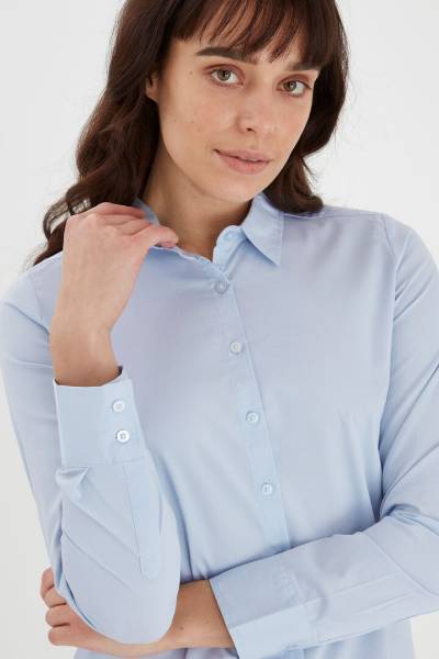 Billede af Fransa Zashirt blue 