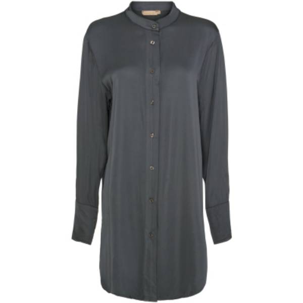 Billede af Marta Satin Shirt BLK 4968
