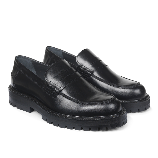 Billede af Angulus Loafer skind sort