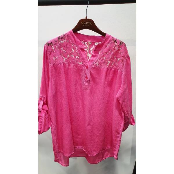 Billede af Marta Skjorte Blonde  Pink  20325