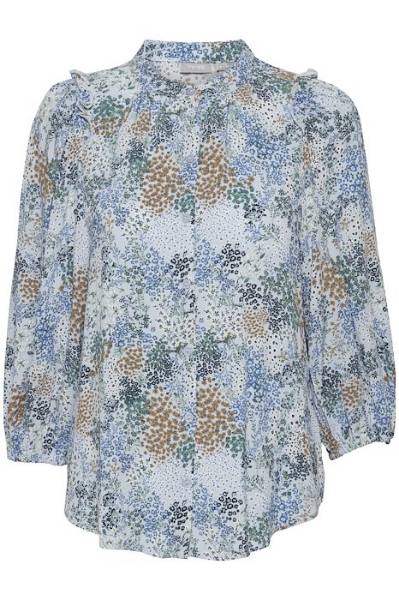 Billede af Fransa Famalou Shirt Navy Black Mix