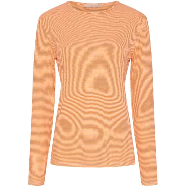 Billede af Marta Tee Orange / Beige stribet 