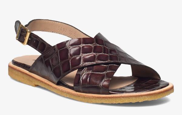 Billede af Angulus Brown Croco Sandal