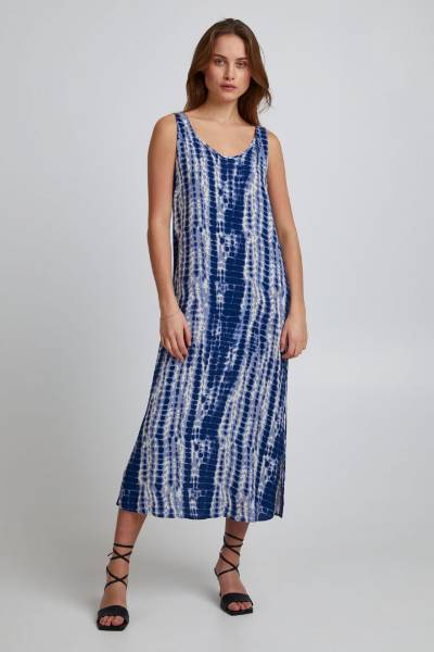 Billede af Pulz Nelly Dress Tie Dye Blue 5020429