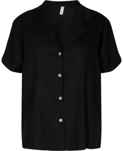 Billede af Pulz Luca Wing Shirt Black 