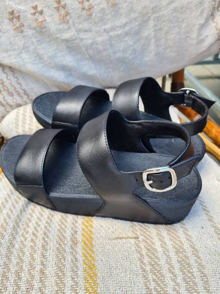 Billede af FitFlop Lulu Sandal Blk Back Strap