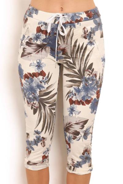 Billede af Cop. Luxe Pant Blue Flower Capri