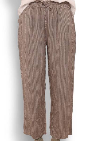 Billede af Copenhagen Luxe Pant Strib Fango 