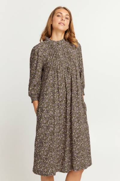 Billede af Fransa Flow Dress Plum Mix