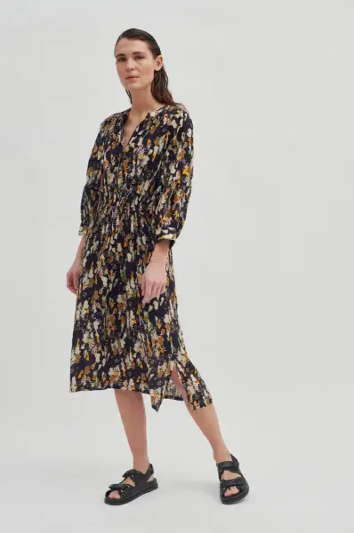 Billede af Second Female Mamma Dress Navy 56069