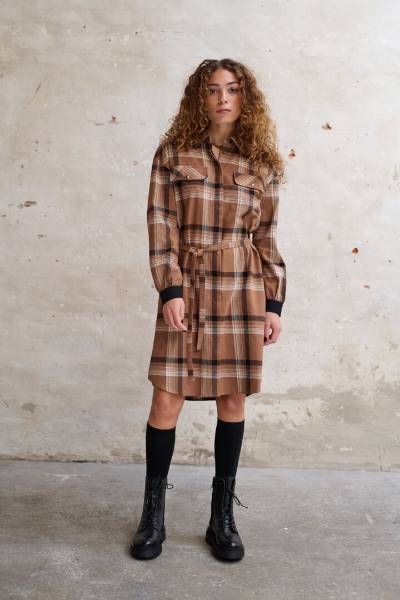 Billede af Pulz mae Shirt Dress Check 