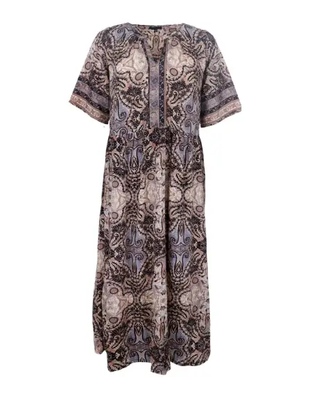 Billede af Black Colour Luna Jo Boho Dress Sand mix
