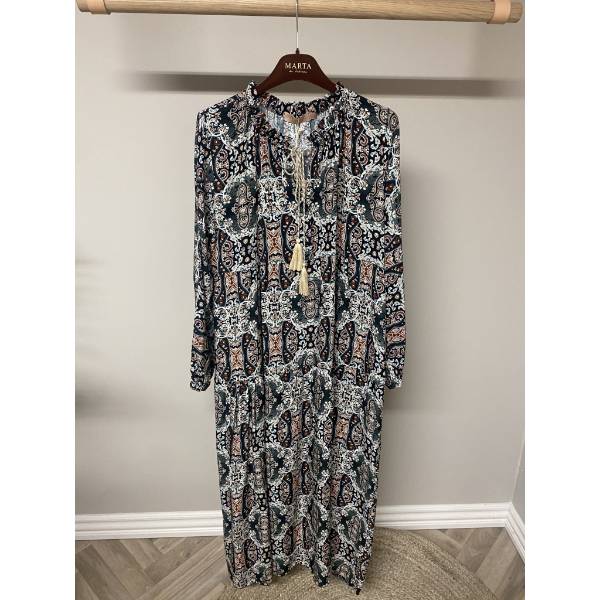 Billede af Marta Dress Black Print 0260