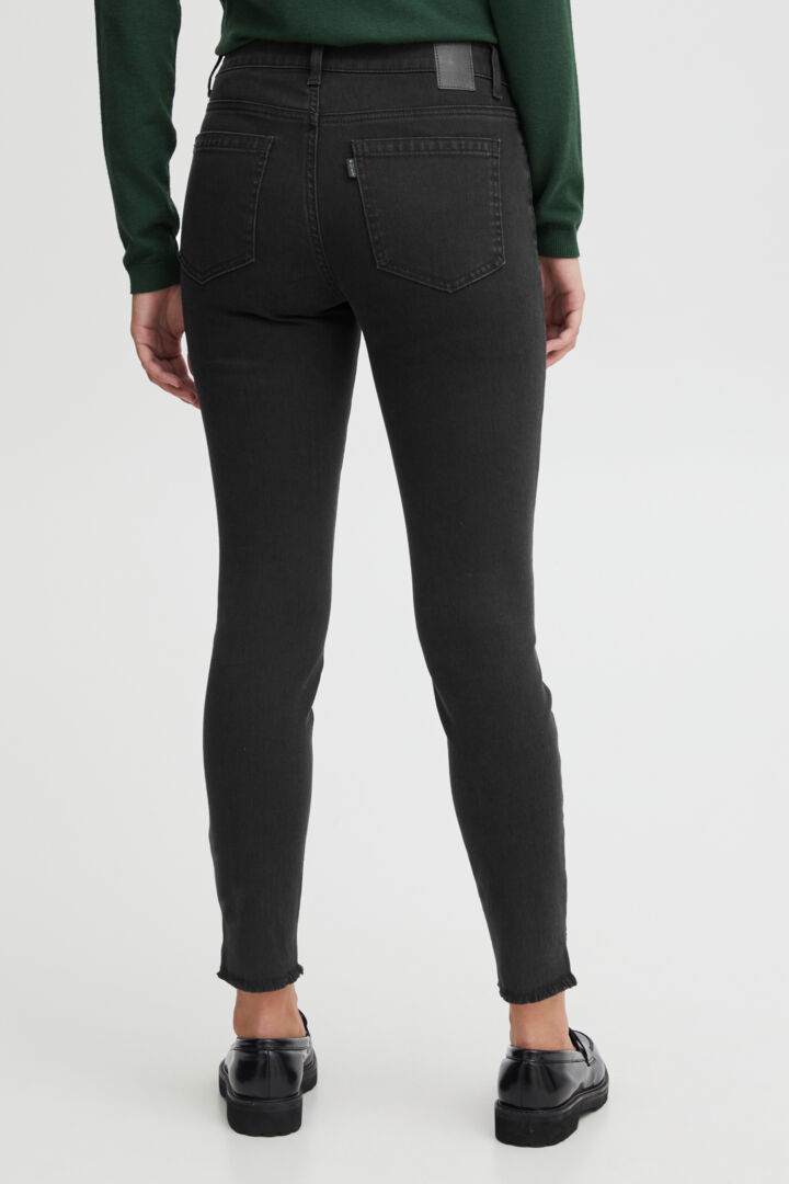 Pulz Emma jeans med lynlås i benet