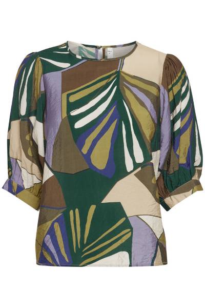 Billede af Pulz Belle Puf Shirt Green 