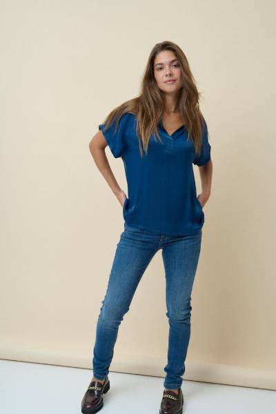 Billede af Fransa Bluse Mivia Blue 
