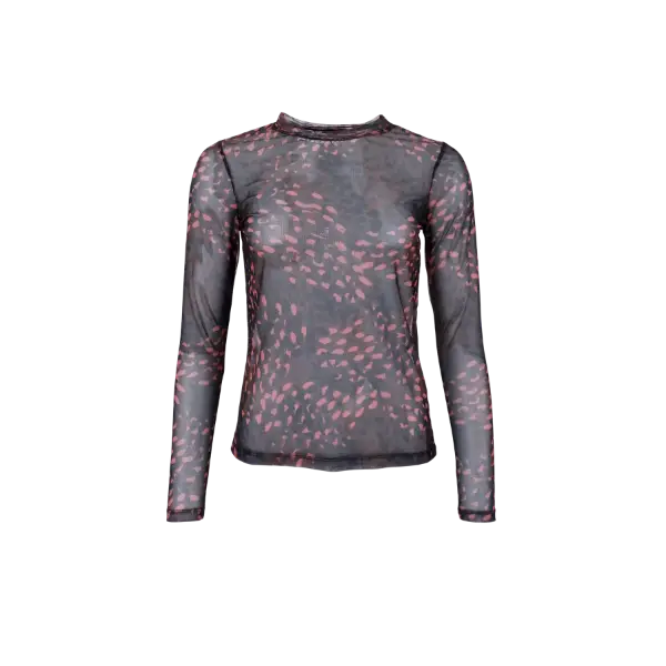 Billede af Black Colour Florence Mesh Top Rose