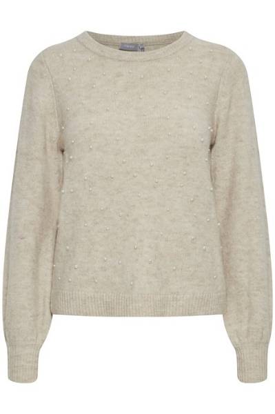Billede af Fransa Sophy Pullover Strik Beige 
