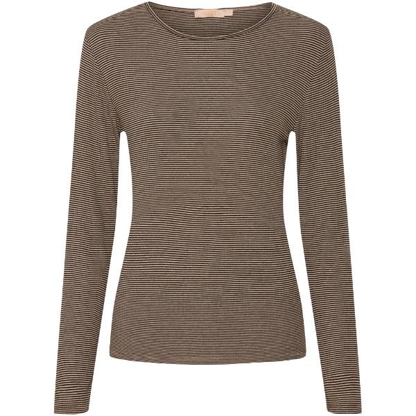 Billede af Marta Tee strib beige 4906