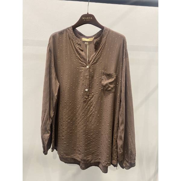 Billede af Marta Shirt Choko/ Guld