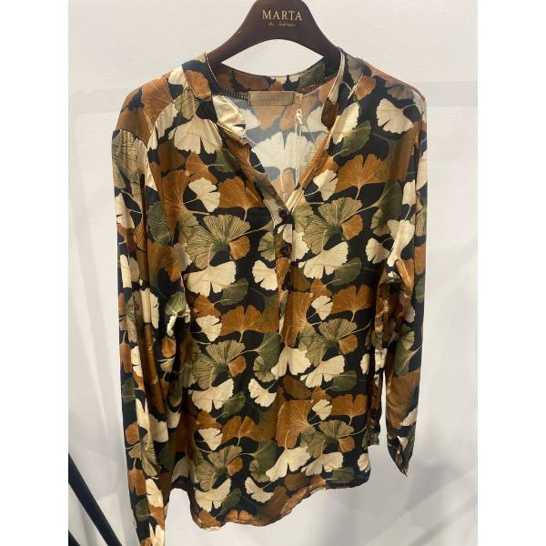 Billede af Marta Shirt Tobac/Black 8128 
