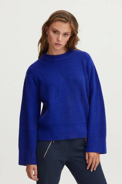 Billede af Pulz Chantal Pullover Blue