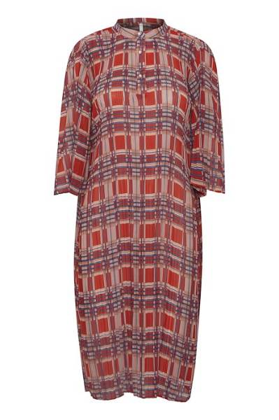 Billede af Pulz Lara Dress Red Check