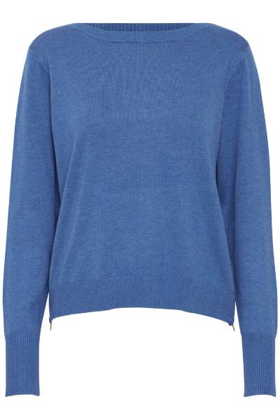 Billede af Pulz Sara Pullover Blue Melan