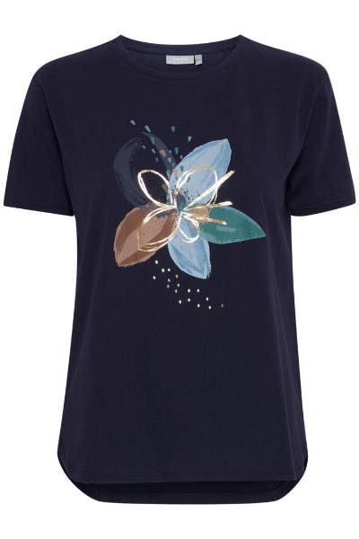 Billede af Fransa Sanannah Tee Navy