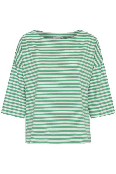 Billede af Fransa Siva Tee Strib Green
