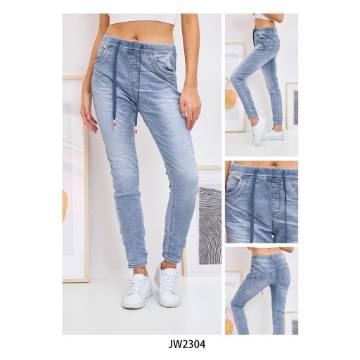 Vis detaljer for Marta Ladies Jeans Light Denim Billede af Marta Ladies Jeans Light Denim