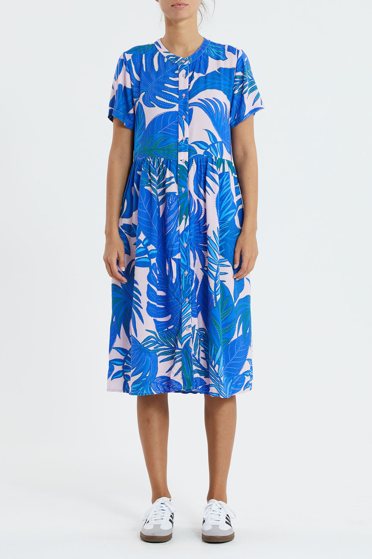 Lollys Laundry - Oliviall Midi Dress 3/425557-3011 - 68 Plum