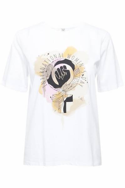 Billede af Pulz Amber T-shirt Bonbon Print