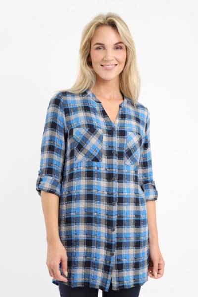 Billede af 2-Biz Inita Long Shirt Blue Tern