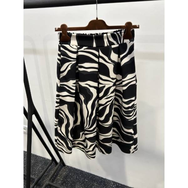 Billede af Marta Skirt Blk Print 4911
