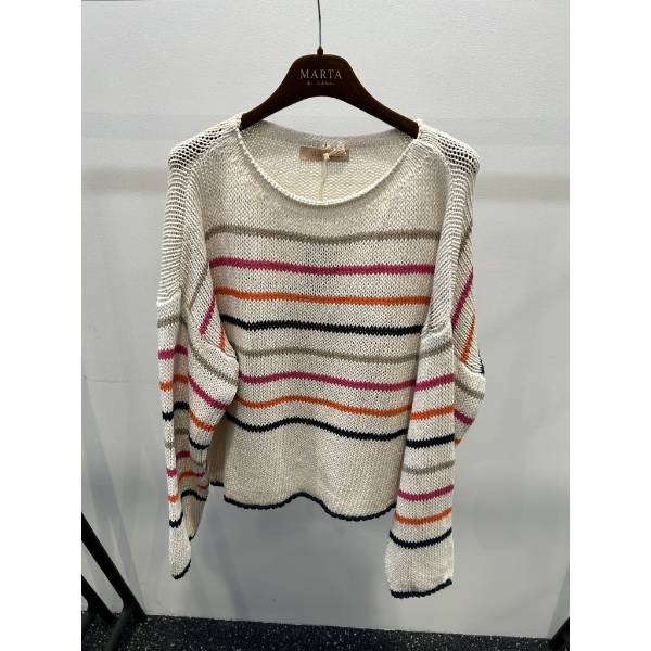 Billede af Marta Knit Greggio Stripe 23017