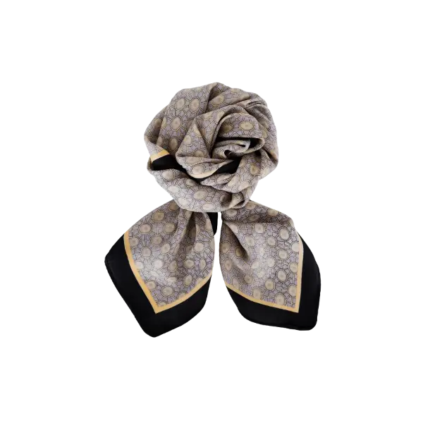 Billede af Black Colour Precious Scarf Golden